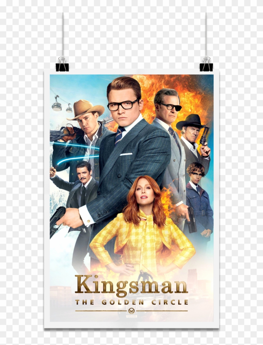 The Golden Circle Is A 2017 Action/adventure Film Directed - Movie Kingsman Golden Circle Clipart #4343836