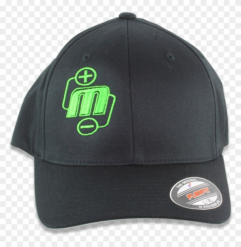 Mechman Embroidered Black Flexfit Fitted Hat - Baseball Cap Clipart #4343906