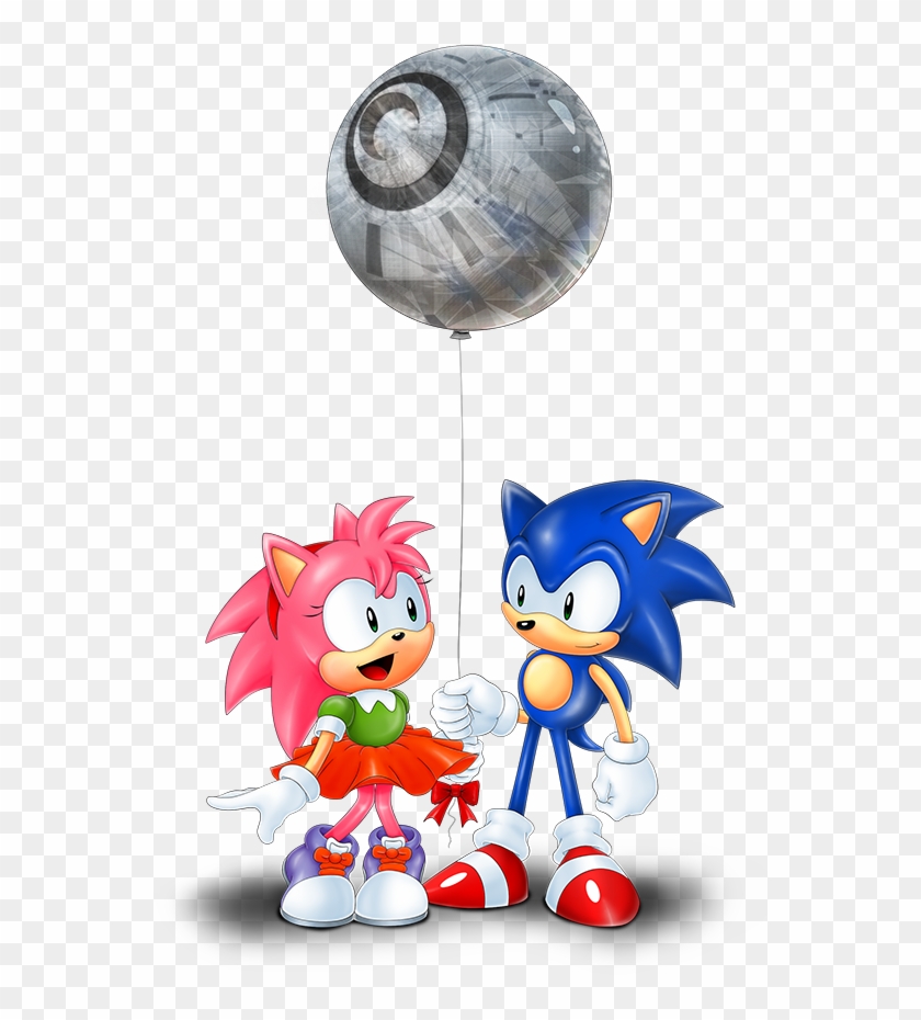 Balloon Drawing Planet - Sonic The Hedgehog The Little Planet Clipart #4343944