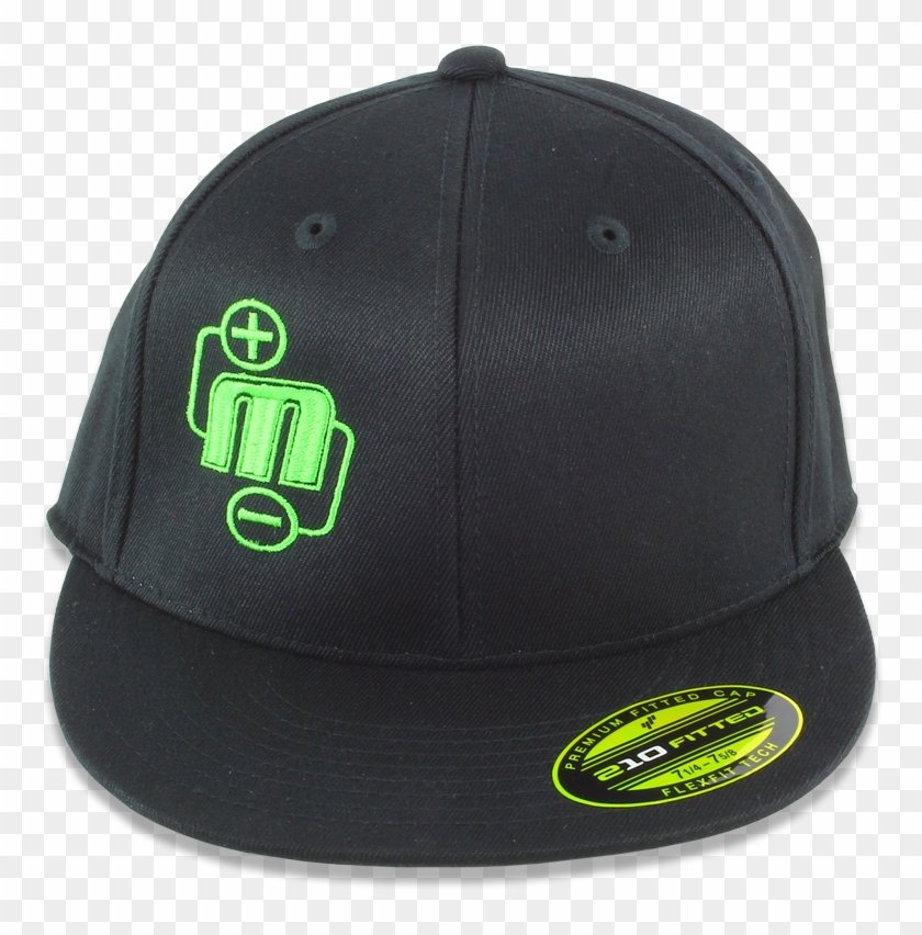 Mechman Embroidered Flexfit 210 Flatbrim Fitted Hat - Baseball Cap Clipart