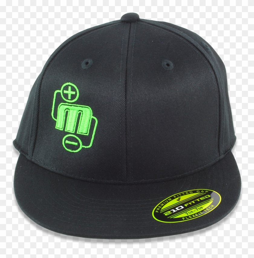 Mechman Embroidered Flexfit 210 Flatbrim Fitted Hat - Baseball Cap Clipart #4343968