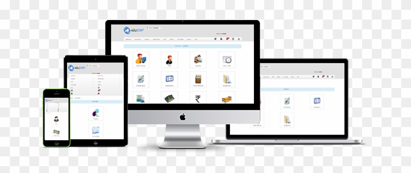 Ava Erp Banner - Responsive Web App Design Clipart #4344031