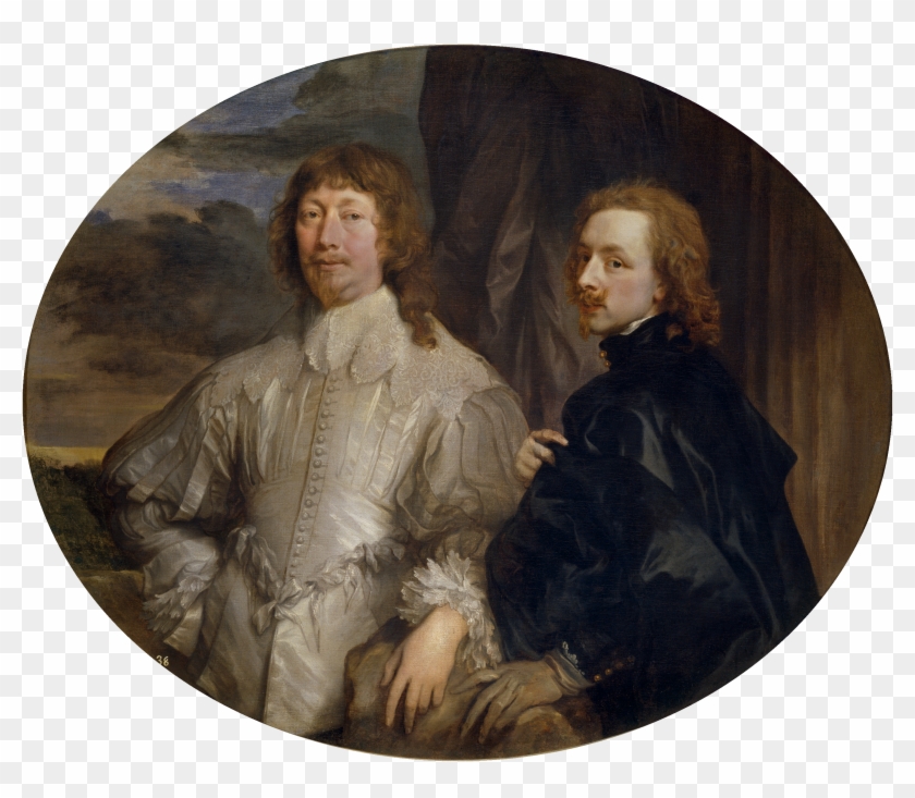Self-portrait With Sir Endymion Porter - Van Dyck Endymion Porter Clipart #4344257
