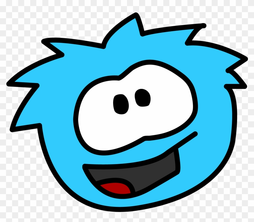 Cute History Png - Club Penguin Puffles Blue Clipart