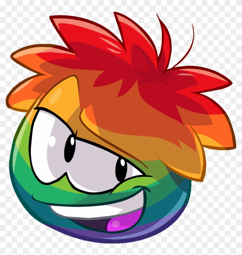 Why Does The Rainbow Puffle Look Like He's About To - Never Had Your Dick Sucked By A Puffle Before Clipart