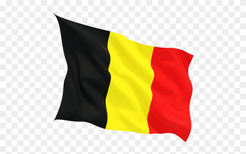 Fluttering Illustration Of - Bandera De Belgica En Png Clipart