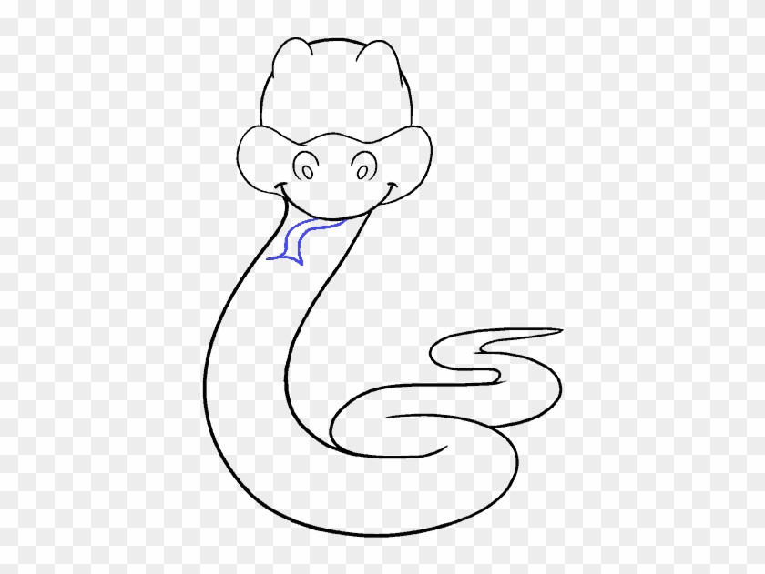 Free How To Draw A Cartoon Snake Easy - Cartoon Clipart #4344598