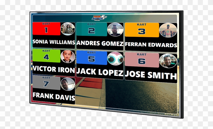 Pantalla Wdw Karting - Poster Clipart