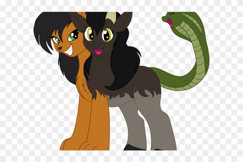 Chimera Clipart Snake Tail - Cartoon - Png Download
