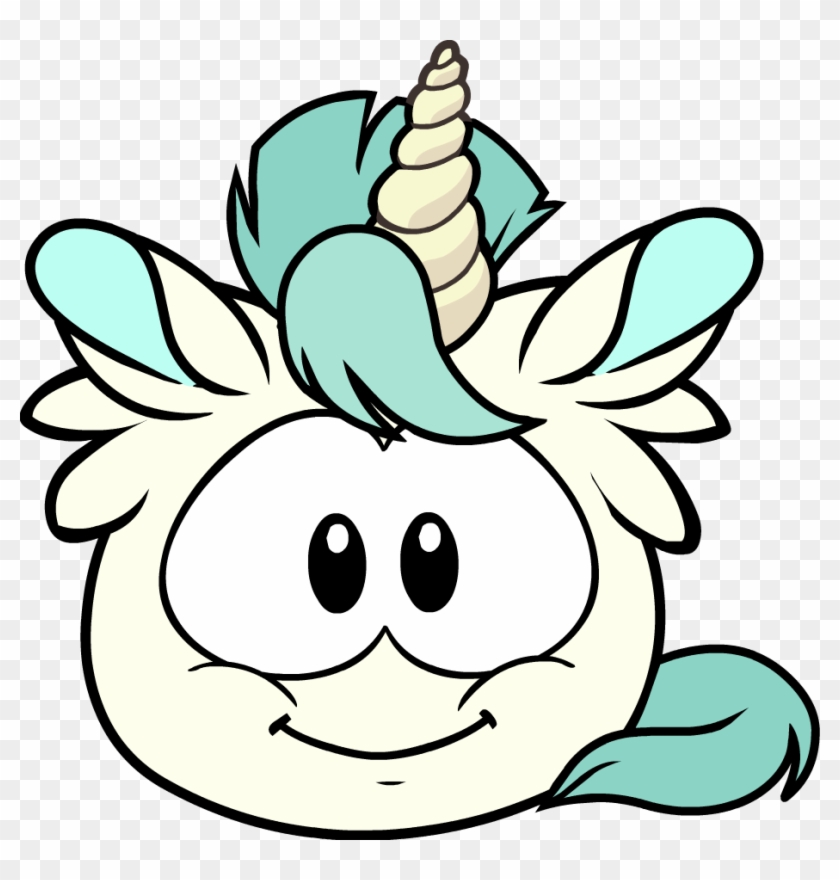 Good Club Penguin Rainbow Puffle Coloring Pages Photos - Club Penguin Unicorn Puffle Clipart #4344727