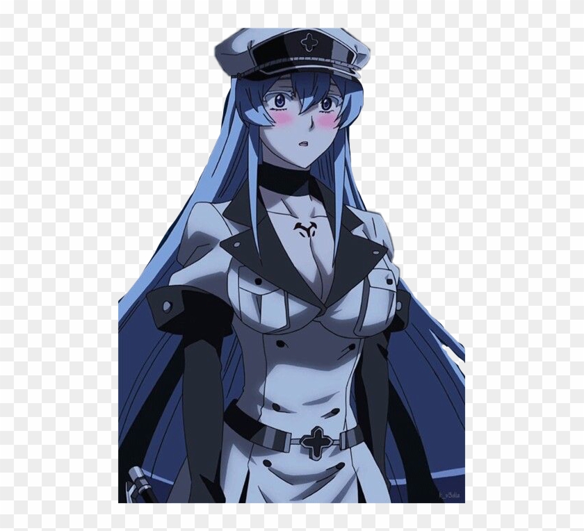 Esdeath Sticker - Akame Ga Kill Esdeath Mobile Clipart