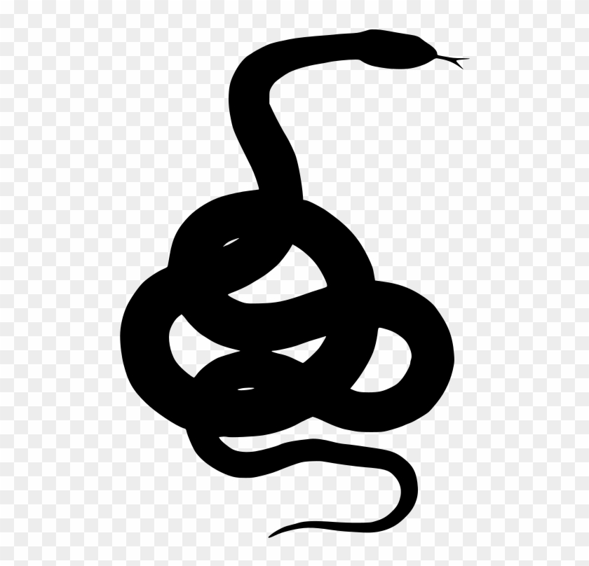 Download Png - Snake Silhouette Python Clipart