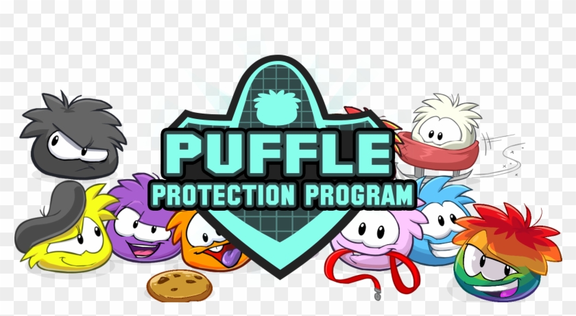 Puffle Logo By Cool Pixels Clipart 4345205 Pikpng