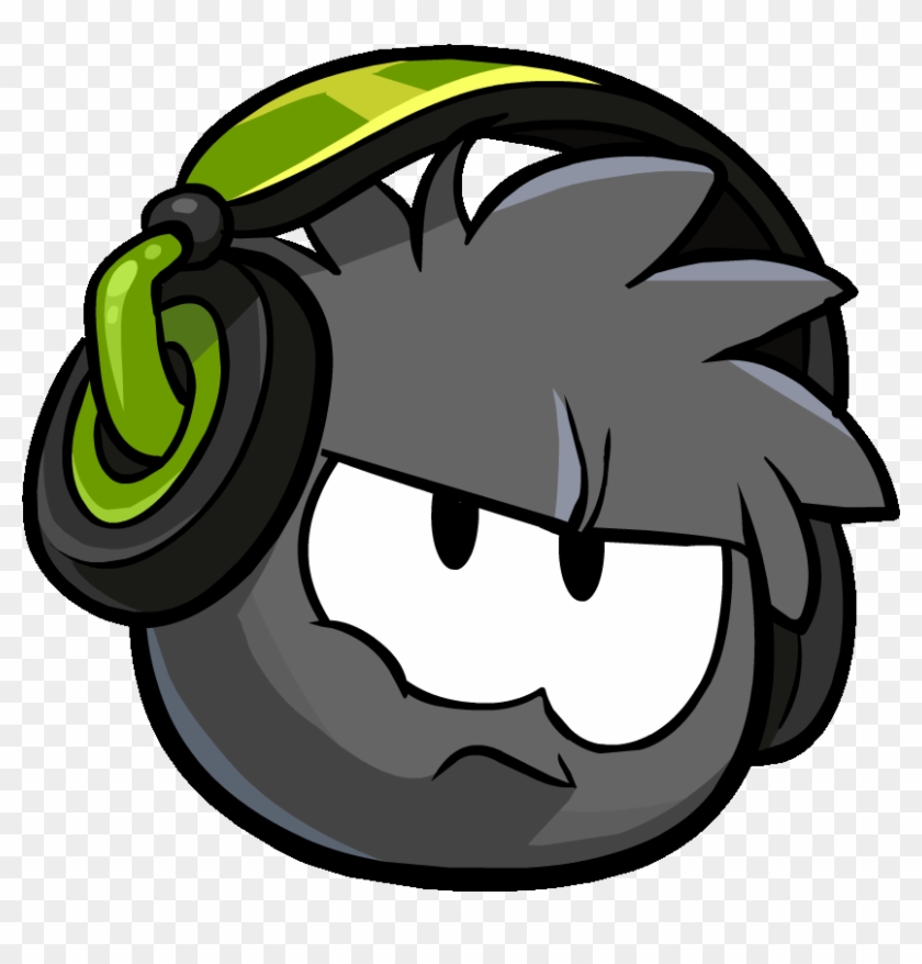 Club Penguin Black Puffle Clipart #4345305