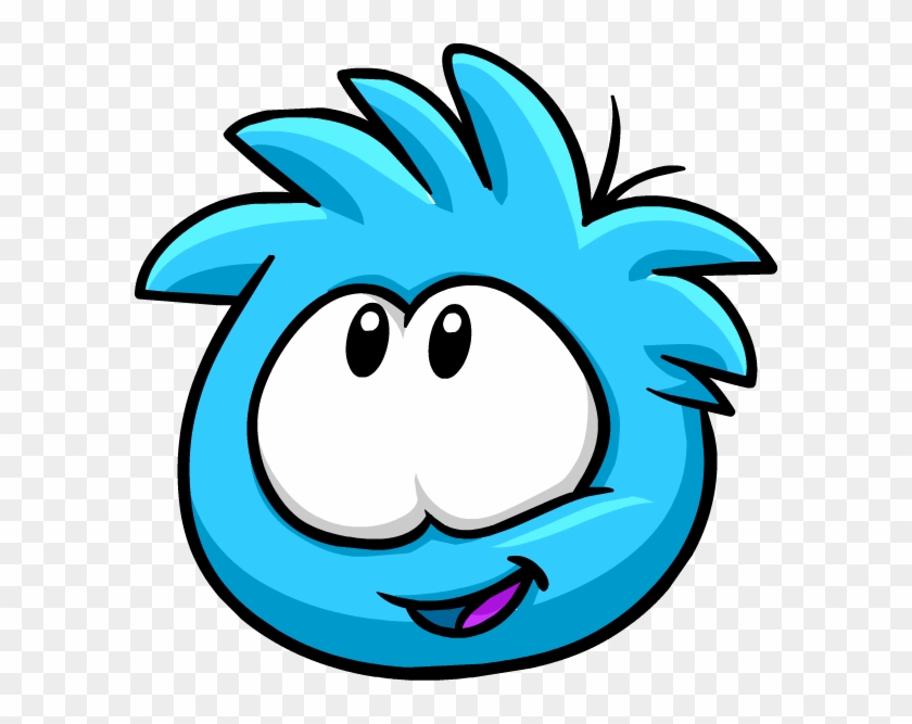 Blue Puffle - Club Penguin White Puffle Clipart #4345412