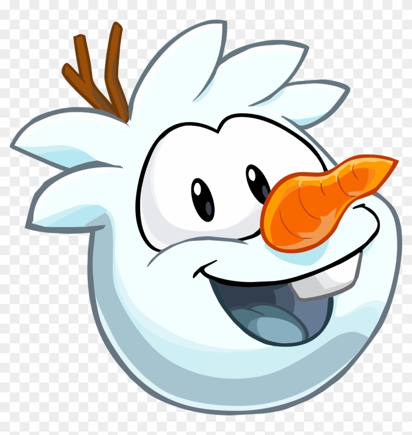 Snowman Puffle Club Penguin - Olaf De Club Penguin Clipart