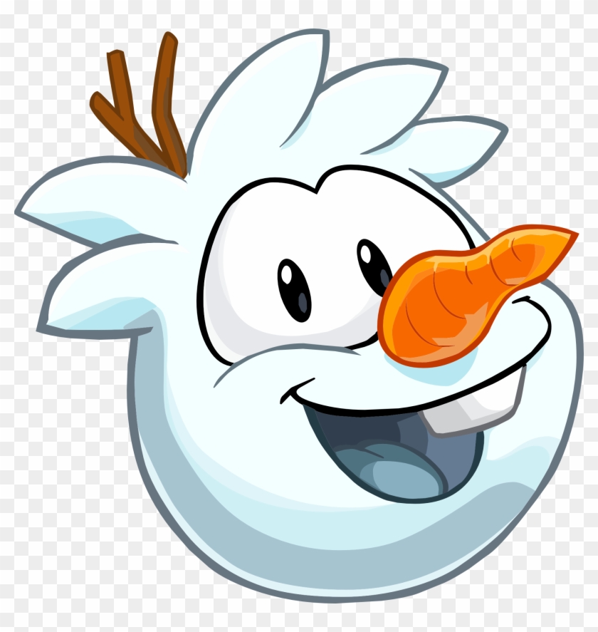 Snowman Puffle Club Penguin - Olaf De Club Penguin Clipart #4345628