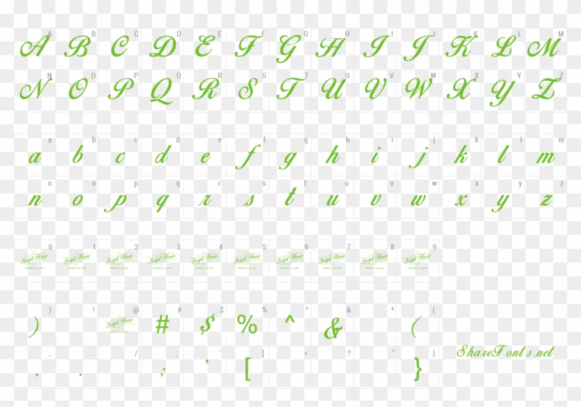 Font Birds Of Paradise Preview - Gloss And Bloom Font Clipart #4345696