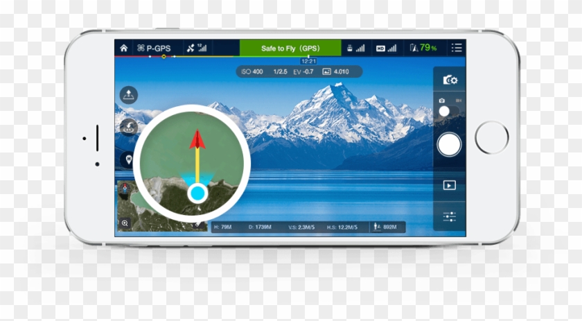 Dji Go App - Automotive Navigation System Clipart #4345764