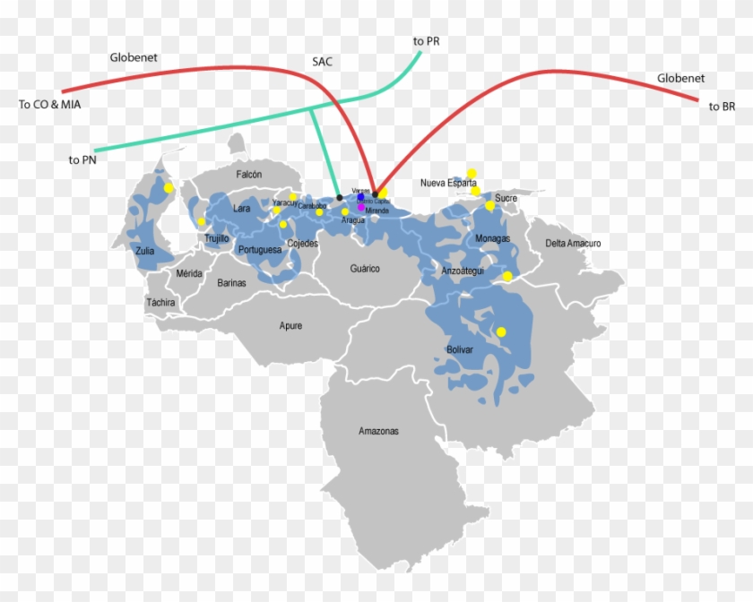 Mapavenezuela - Venezuela Map States Clipart