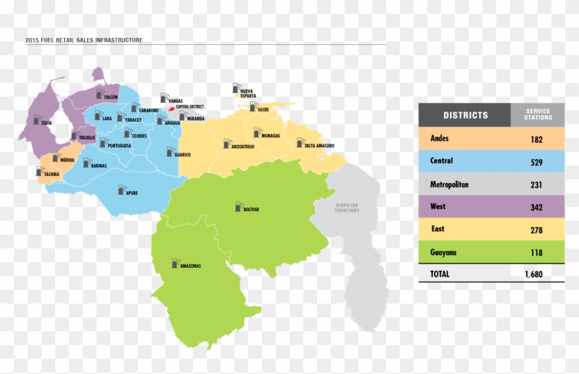 Mapa De Venezuela Tachira , Png Download - Venezuela Map Transparent Clipart #4345865