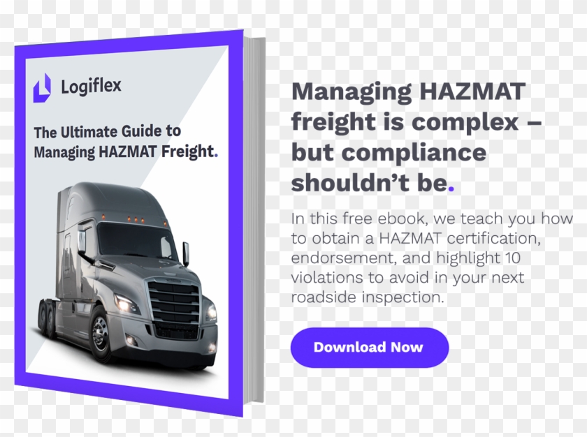 The Ultimate Guide To Managing Hazmat Freight - Commercial Vehicle Clipart #4346107
