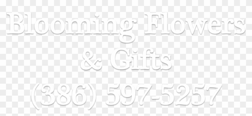 Blooming Flowers & Gifts - Poster Clipart