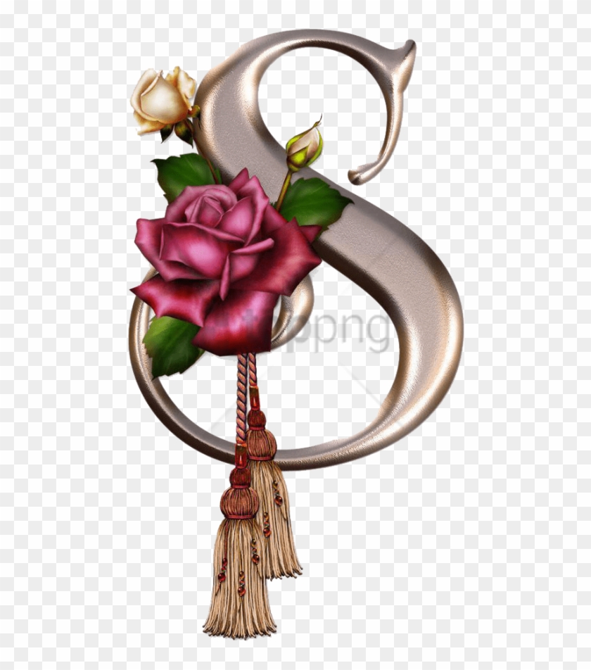 Free Png ≈ღfondos De Pantalla Y Mucho Másღ≈ - S Alphabet In Flowers Clipart #4346224
