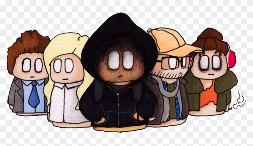 Mr - Robot - Cartoon Clipart