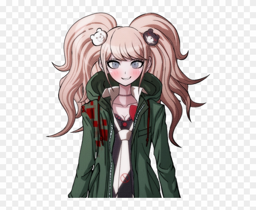 Wearing Their Boyfriend's Jacket - Junko Enoshima Clipart #4346559