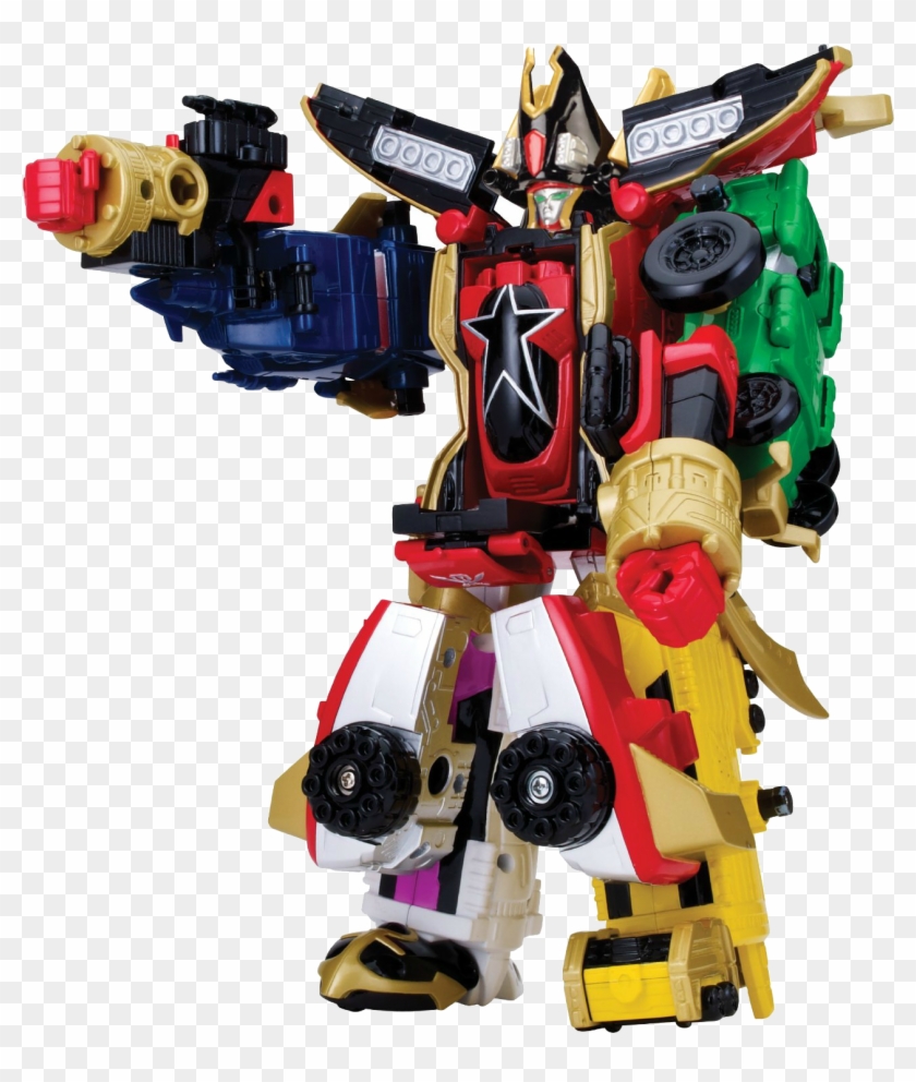 Legendary Zeo Megazord , Png Download - Power Rangers Super Mega Force Red Ranger Zords Clipart #4347330