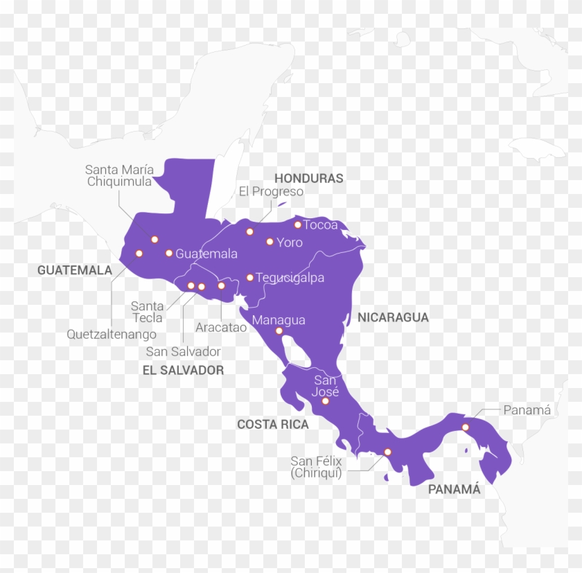 Central America Map Vector Clipart