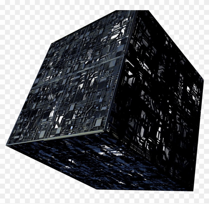 Borg Cube Png - Skyscraper Clipart #4347582