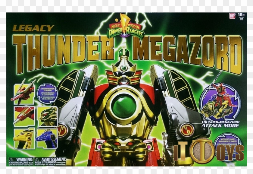 Power Ranger Legacy - Mighty Morphin Power Rangers Legacy Thunder Megazord Clipart