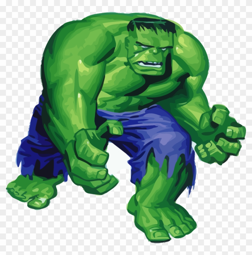 Hulk 1 Avengers Clipart #4347917