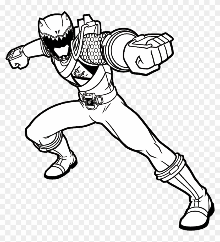 Power Rangers Dino Coloring Pages Printable Clipart