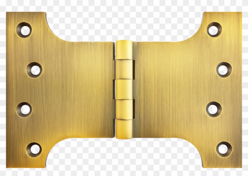 4 4 6 Inch Parliament Hinge Antique Brass Heritage - Plywood Clipart