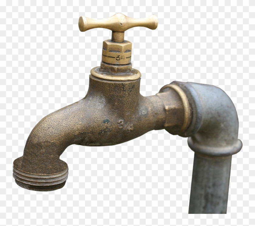 Faucet, Brass, Tap, Brass Faucet, Old, Metal, Iron, - Faucet Brass Clipart #4348633