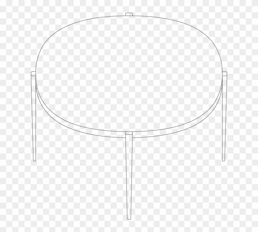 Round Coffee Table - Coffee Table Clipart #4348961