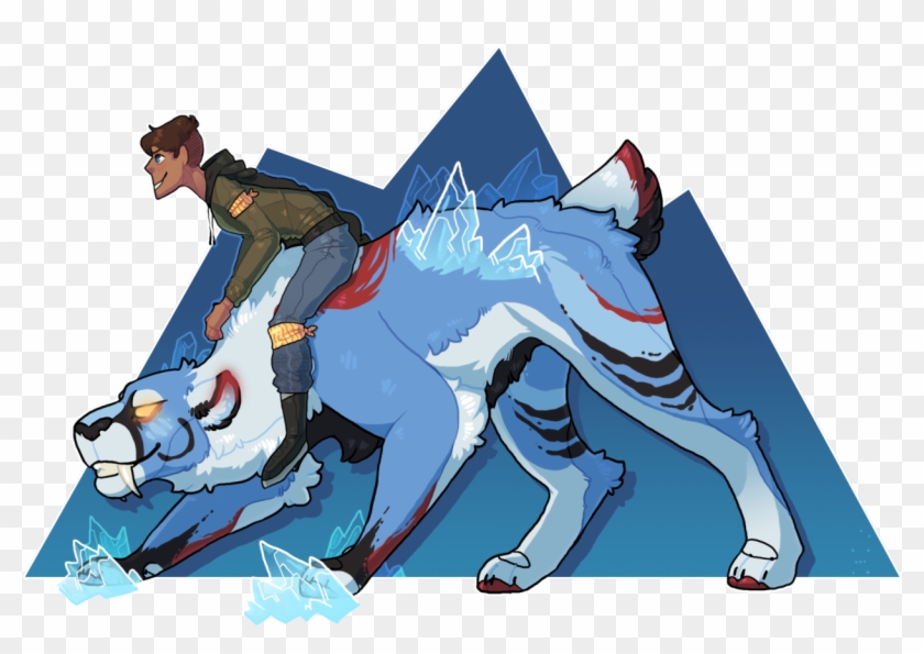 Get In The Robot Lance - Voltron Blue Lion And Lance Clipart