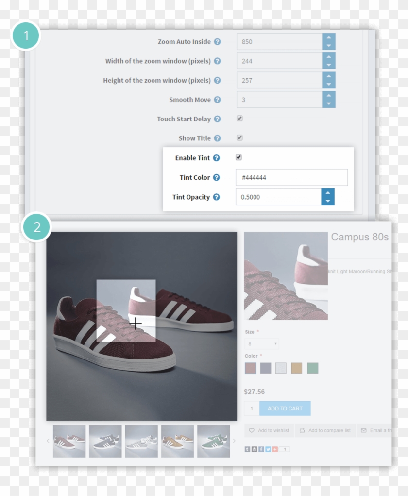 Cloud Zoom Plugin Features - Zoomed In Detail Product Clipart #4349840