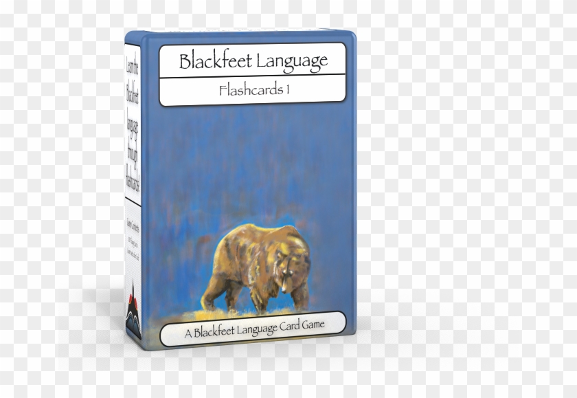 Blackfeet Language Flashcards - Bison Clipart #4350173