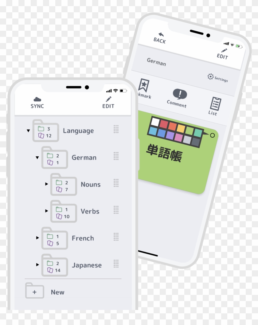 App View - Smartphone Clipart
