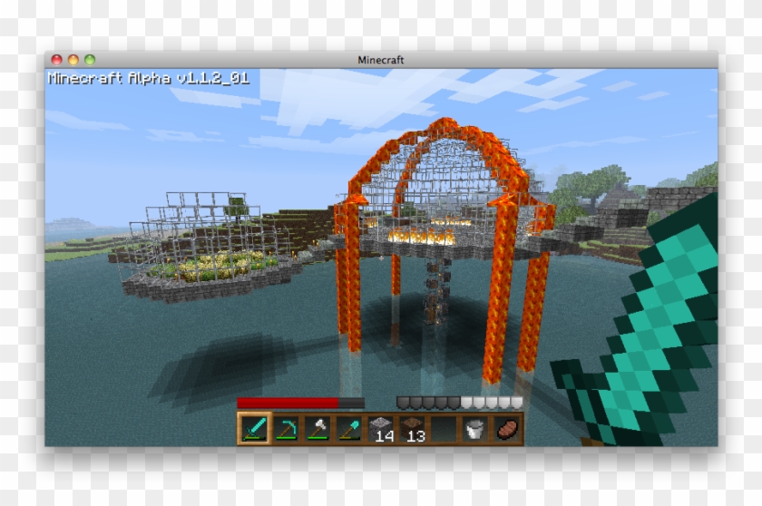 My First Domed Base - Minecraft Clipart