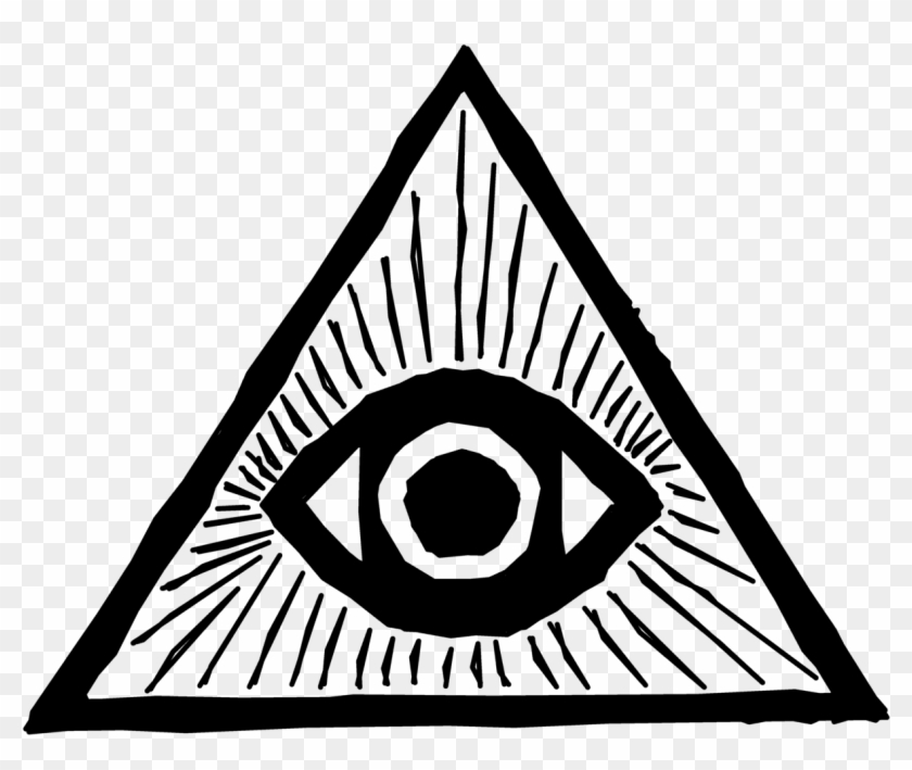 Art My Art Weird Weird Art Triangle Shape Eye All Seeing - Minnesota Twins 50th Anniversary Logo Clipart #4350392