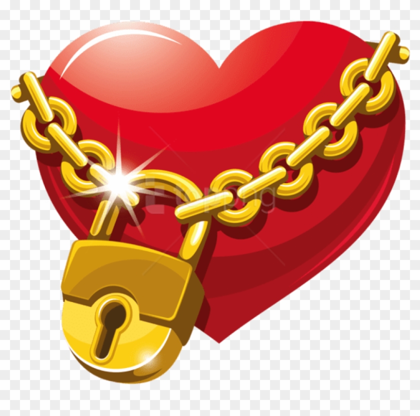 Free Png Locked Heart Png - My Heart Is Locked Quotes Clipart #4350669