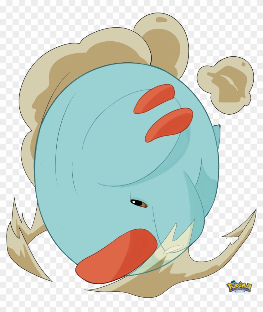 #231 Phanpy Used Rollout And Swagger In The Game Art - Cartoon Clipart #4351000