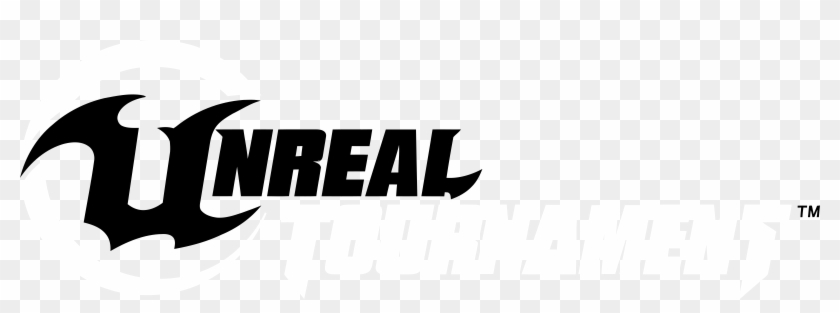 Unreal Tournament 2 Logo Black And White - Unreal Tournament Clipart #4351031