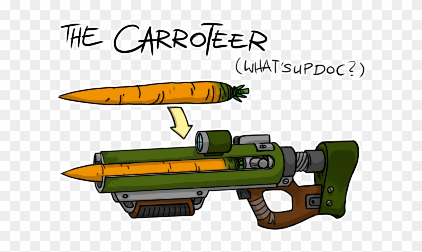 Carrot Weapon Clipart #4351546