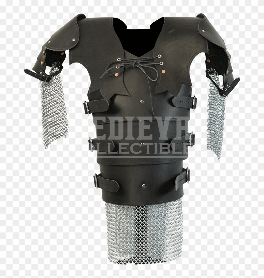 Leather Armour Cuirass - Leather Armor Over Chainmail Clipart #4351550